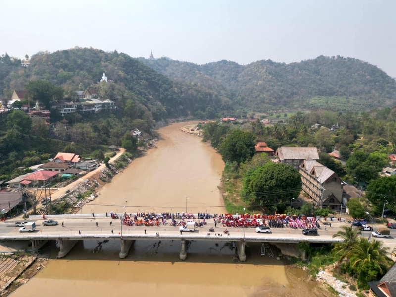 ထိုင်း-မြန်မာကြား စီးဆင်းနေတဲ့ နမ့်ခုတ်မြစ်ပေါ်မှာ “ဝ”တပ်ဖွဲ့က အကြီးစားရွှေတူးဖော်နေလို့ SHRF ထုတ်ပြန်